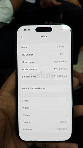 iPhone 16 Pro 256GB - Good Condition, UAE