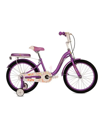 Brand mogooPurple children's bicycle with training wheels - Good condition