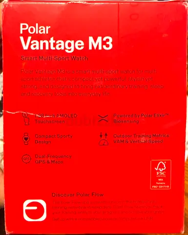 Polar Vantage M3 Smart Multi-Sport Watch - New/Boxed