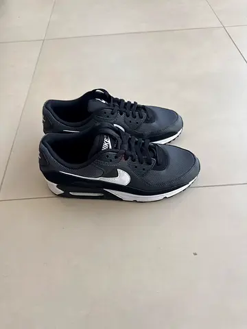 Nike Air Max black/white sneakers, gently used less than one month, size 42