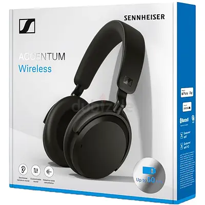 Sennheiser Accentum Wireless Over-Ear Headphones - Black, New in Box