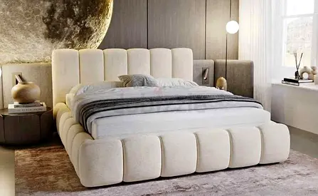 Premium Quality Cotton fabric king Bed Available