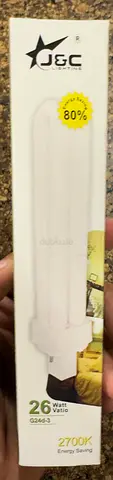 J&C 26W Energy Saving Compact Fluorescent Lamp (2700K) - New in Box