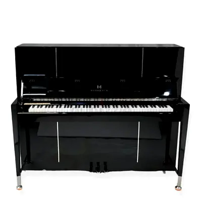 Heinrich HUP-121E Upright Piano – Black