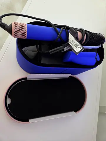 Dyson Hair Wrap styling brush and attachments with travel case - light used, perfect condition