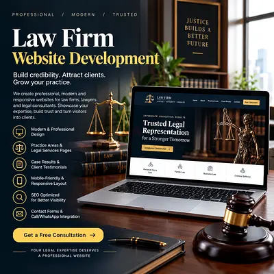 Law Firm Website Development | Professional Websites for Lawyers & Legal Consultants