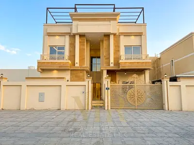 In the most prestigious area of ​​Ajman ~ Al Rawda 1 | 6 Master Bedrooms + Two Floors & Roof | 7-Star Hotel Finishing at an exclusive price including