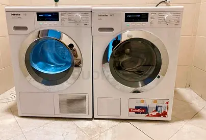 Miele Premium Laundry Collection – 9kg Washer and 9kg Dryer Pair