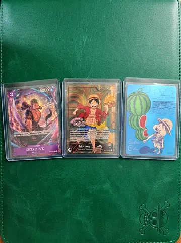 One Piece Card Game - Rare Promos & Special Art Cards (Luffy Summer, Grévin, Zoro)