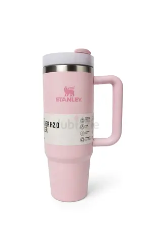 Stanley Quencher H2.0 Travel Mugs - 40oz (Black & Grey) - Set of 2