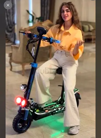KugooE10 max .. Electric Scooter with Seat and LED Lights