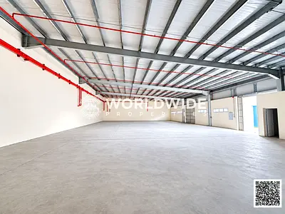 Prime Location 10,000 SQFT Warehouse for Rent | 200 KW Electricity | Offices & 8 Rooms | Ajman Industrial Area