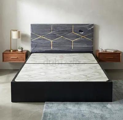 Wooden Fabric Good Quality Queen Bed Frame