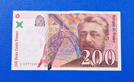 1999 France 200 Francs Banknote