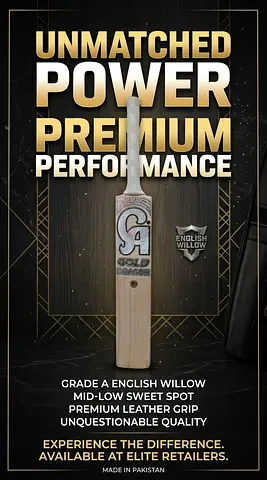 CA Gold Dragon English Willow leather Cricket Bat - Great Brand New