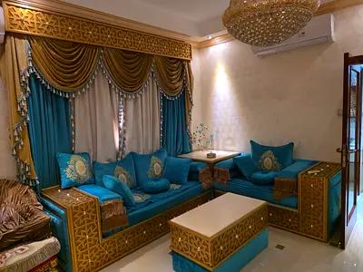 Majlis Set With TV Wall
