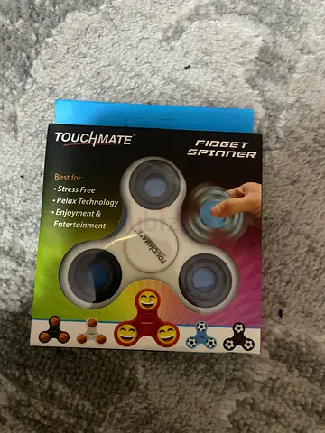 Touchmate Fidget Spinner - White (Brand New in Box)