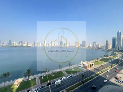 Spacious Three Master Bedroom Apartment in Al Majaz 3 with Direct Sea View Two Balconies Built In Wardrobes Master Maid Room and Free Parking