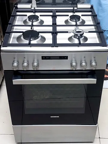 Siemens top gas oven electric 60/60cm