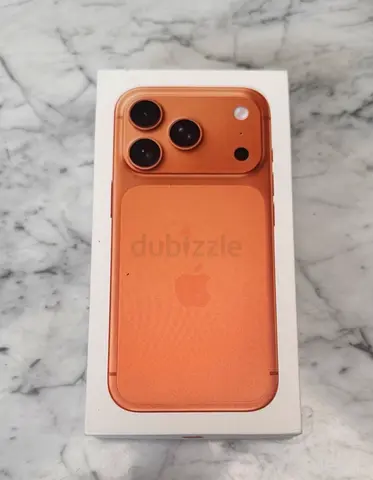 Apple iPhone (sealed box) - Orange. 512GB model. Sealed. Ready to collect from Dubai hills