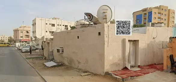 أرض سكنية استثمارية للبيع في عجمان بالقرب من شارع الشيخ عبدالله بن راشد، تصريح أرضي وطابقين، مساحة 195 متر، السعر 550 ألف درهم