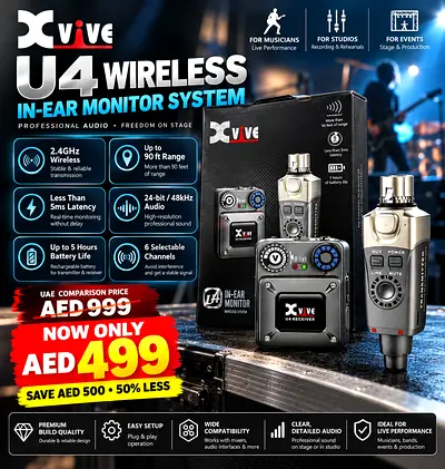 XVIVE U4 WIRELESS IN-EAR MONITOR SYSTEM