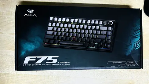 Aula F75 premium Keybaord - just open box -