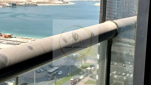 شقة غرفة وصالة للإيجار في الممزر برج جديد ثاني ساكن إطلالة بحرية وبانورامية وموقف وجيم مجاني
