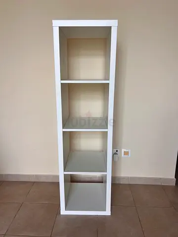 IKEA KALLAX 4-Cube Shelving Unit – White – Good Condition
