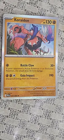 Pokemon TCG - Koradion Rare Holo Trainer Card (Single) - Good Condition