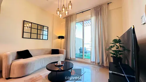 Furnished 1BR Apartment | Roxana Residence A | Balcony & City View