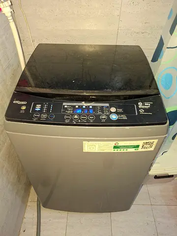 Top Load Washing Machine - 9kg, Silver, Good Working Condition
