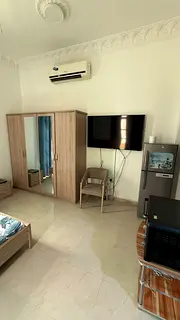 Studio with a separate kitchen and 2 balconies; all utility bills and internet are included.