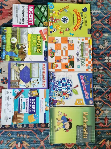 Bundle of 10 Mathematics Textbooks and Workbooks (Mixed Grades) - Good Condition