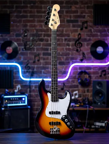 Lucky star four string bass guitar 22 frets