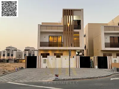 In Al Zahia, on an area of ​​3,014 feet, building area of ​​4,200 feet, 6 master rooms, two floors and a roof. The price is 1,950 negotiable, includin