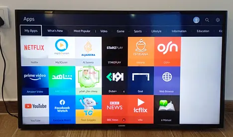 Samsung 40" Smart LED TV - Used, YouTube Netflix Working