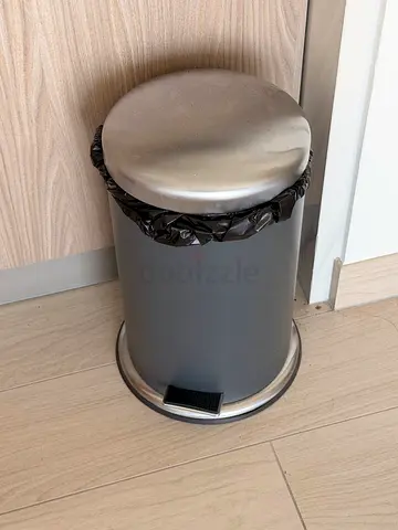 Grey Stainless Steel Pedal Bin (Step Bin)