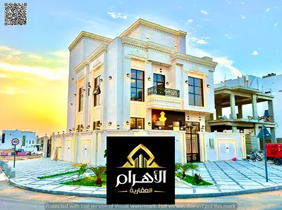 فيلا كورنر فاخرة بالحليو 2 أمام المسجد 6 غرف نوم شاملة الكهرباء والمياه والمكيفات بموقع ممتاز