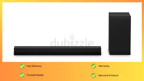 LG Soundbar for TV 2.1 channel Brand New S40T Black - 1 YEAR WARRANTY