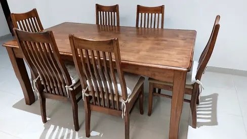 Dinning Table with 6 chairs