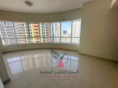 3-bedroom apartment with living room and open views, free AC, free parking spaces, master maid room,