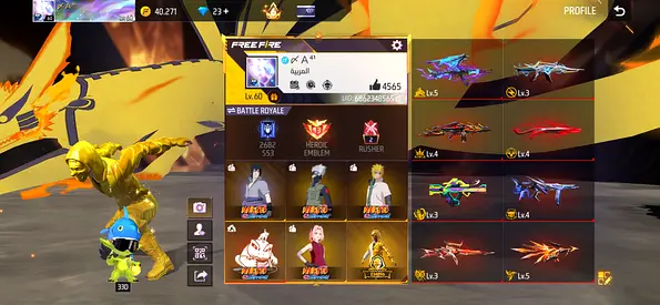 Free fire account