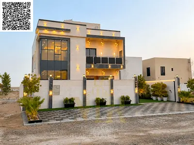 فيلا فاخرة للبيع في العامرة عجمان مع مسبح خاص وحوش واسع وشاملة الكهرباء والمياه والمكيفات وأجهزة المطبخ