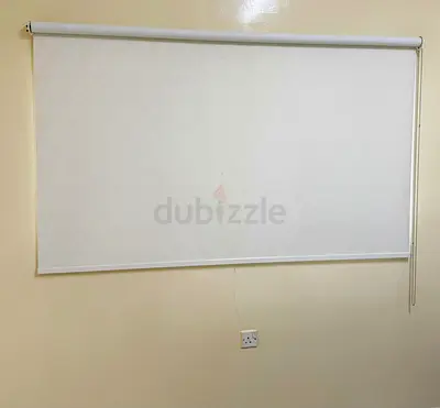 Roller type curtains