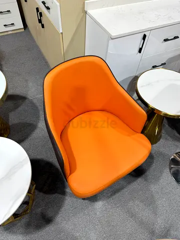Modern Orange Accent Chair