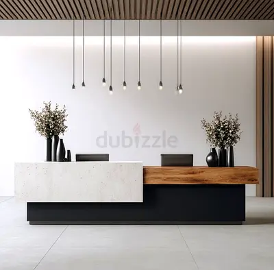 Professional Office Reception Desk | Reception Counter in UAE