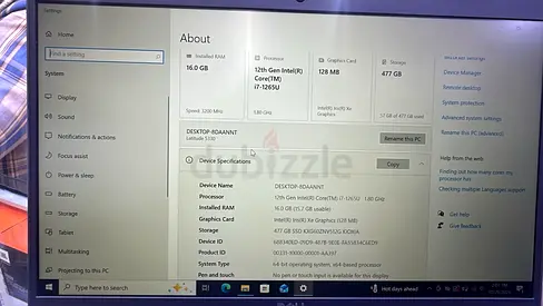 Dell Latitude 5330 Laptop - 12th Gen i7, 16GB RAM, 512 Gb SSD