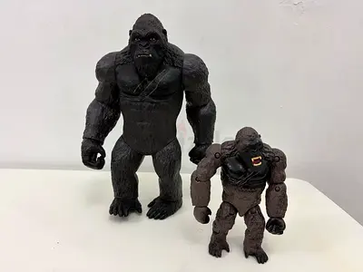 Set of 2 Godzilla Action Figures - Large and Small
