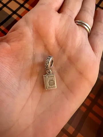 Original pandora charm silver 50, Birthday gift